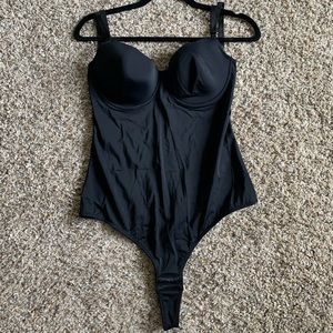 Fashion Nova Black backless shape wear